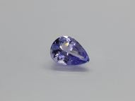 Tanzanite pear 3.71 ct 12.1x9.1 mm certified