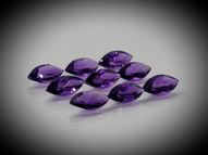 Amethysts 4.57 ct 9 pcs. 8х4 mm