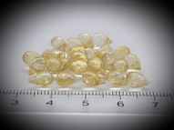 Citrine set 21.13 ct 7.5х4.5 mm