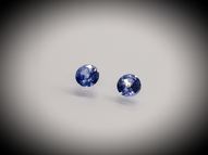 Sapphire pair 0.92 ct 4.5 mm