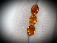 Citrine 3 pcs. 3.07 ct 8 х 6 mm