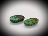 Turquoise pair 10.64 ct 17.5x10.4 mm