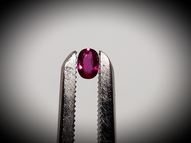 Unheated ruby 0.19 ct 4 х 3 mm