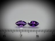 Amethyst pair 1.00 ct 8х4 mm