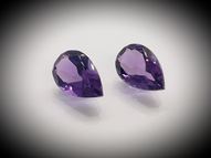 Amethyst pair 5.73 ct 12x8 mm