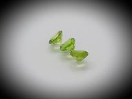 Peridots 3 pcs. 1.80 ct 5 mm