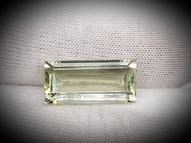 Light green heliodor beryl 7.25 ct 17.1 х 8 mm