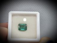 Emerald 1.51 ct 7.7х6.3 mm certified