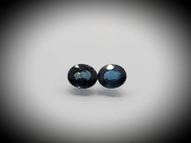 Blue sapphire pair 0.93 ct 4.5х4 mm