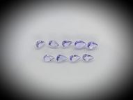 Tanzanite set 9 pcs. 1.07 ct 4х3 mm