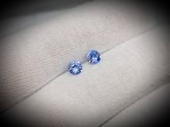 Sapphire pair 0.92 ct 4.5 mm