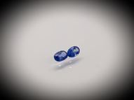 Blue sapphire pair 0.52 ct 5x3 mm