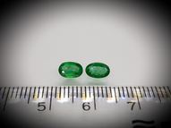 Emerald pair 0.91 ct 6.3х4.3 mm