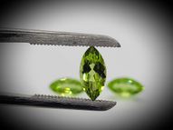 Peridot set 3.83 ct 10x5 mm