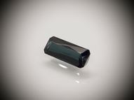 Tourmaline bluish-green 0.85 ct 9.5х3.8 mm