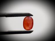 Orange sapphire 1.70 ct 8.8х6.4 mm