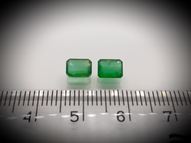 Emerald pair 1.43 ct 6.1 х 4.7 mm