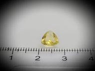 Heliodor beryl trillion 0.72 ct 7 mm