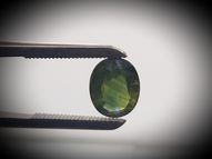 Green sapphire 2.85 ct 10.3х8.3 mm