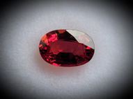 Red sapphire 0.61 ct 6х4 mm