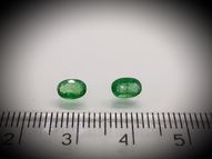 Emerald pair 0.91 ct 6х4 mm