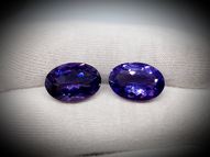 Amethyst pair 13.89 ct 16x11 mm