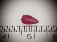 Unheated ruby 0.75 ct 7.5х4.2 mm