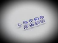 Tanzanite set 9 pcs. 1.07 ct 4х3 mm