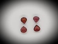 Garnet set 1.91 ct 4.7-5 mm 4 pcs.