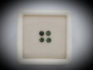 Alexandrite set 4 pcs. 0.37 ct 2.6 mm