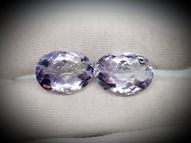 Amethysts 2 pcs. 26.51 ct 18.8 х 14 mm