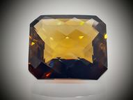 Imperial topaz 24.20 ct 17.7 х 15.6 mm CERTIFIED