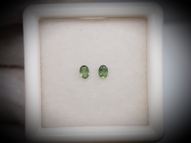 Alexandrite pair 0.10 ct 2.7x1.9 mm