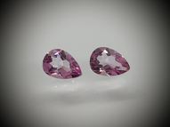 Pink topaz pair 1.95 ct 7х5 mm