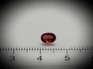 Red sapphire 0.61 ct 6х4 mm