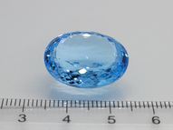 Swiss blue topaz 29.63 ct 21x17.6 mm