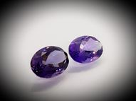 Amethyst pair 13.89 ct 16x11 mm