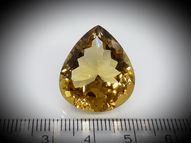 Citrine pear 26.75 ct 24 х 20 mm