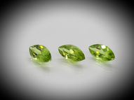 Peridot set 3.83 ct 10x5 mm