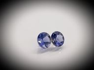 Iolite pair 2.27 ct 7 mm