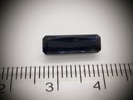 Tourmaline indicolite set 3.41 ct 11.5 х 3.5 mm