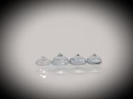 Aquamarine set 4 pcs. 0.76 ct 3.7 & 4.1 mm