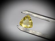 Heliodor beryl trillion 0.72 ct 7 mm