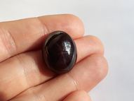 Star garnet CERTIFIED 40.21 ct 22x18 mm 