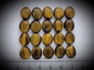 Komplekts "Tiger`s eye" 20 pcs. 104.70 ct 12х10 mm