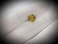 Round citrine 2.75 ct 9 mm