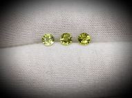 Granat grossular set 1.20 ct 4 mm