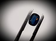 Blue sapphire cushion 1.95 ct 9х6.5 mm certified