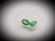 Emerald cabochon pair 1.03 ct 6х4 mm