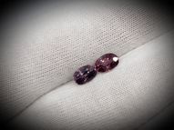 Two spinels 1.18 ct 6x4 mm